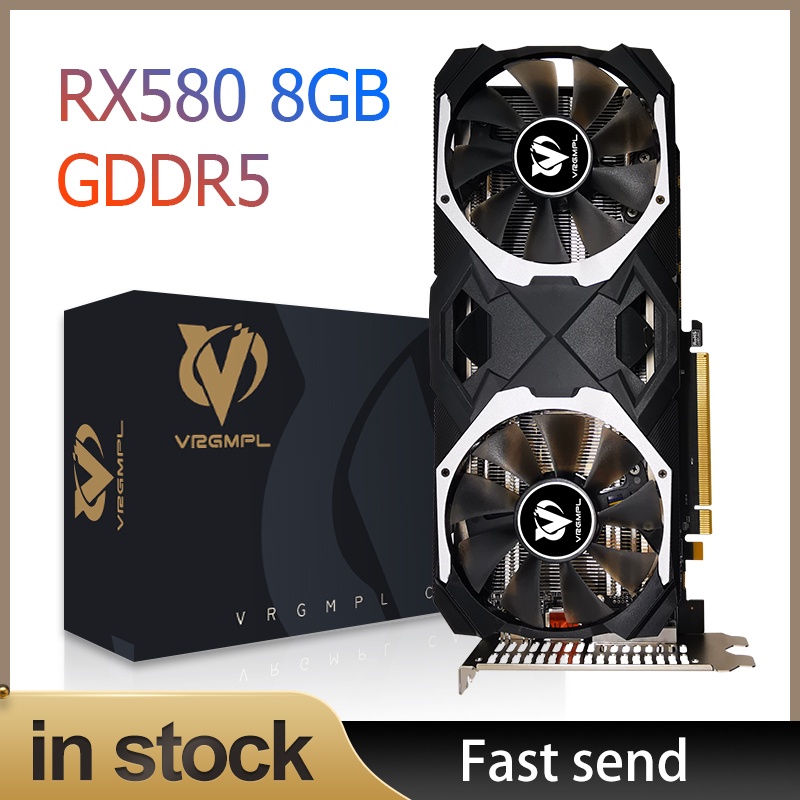 Graphics Card RX 580 8GB Gaming GDDR5 256Bit PCI Express 3.0 ×16