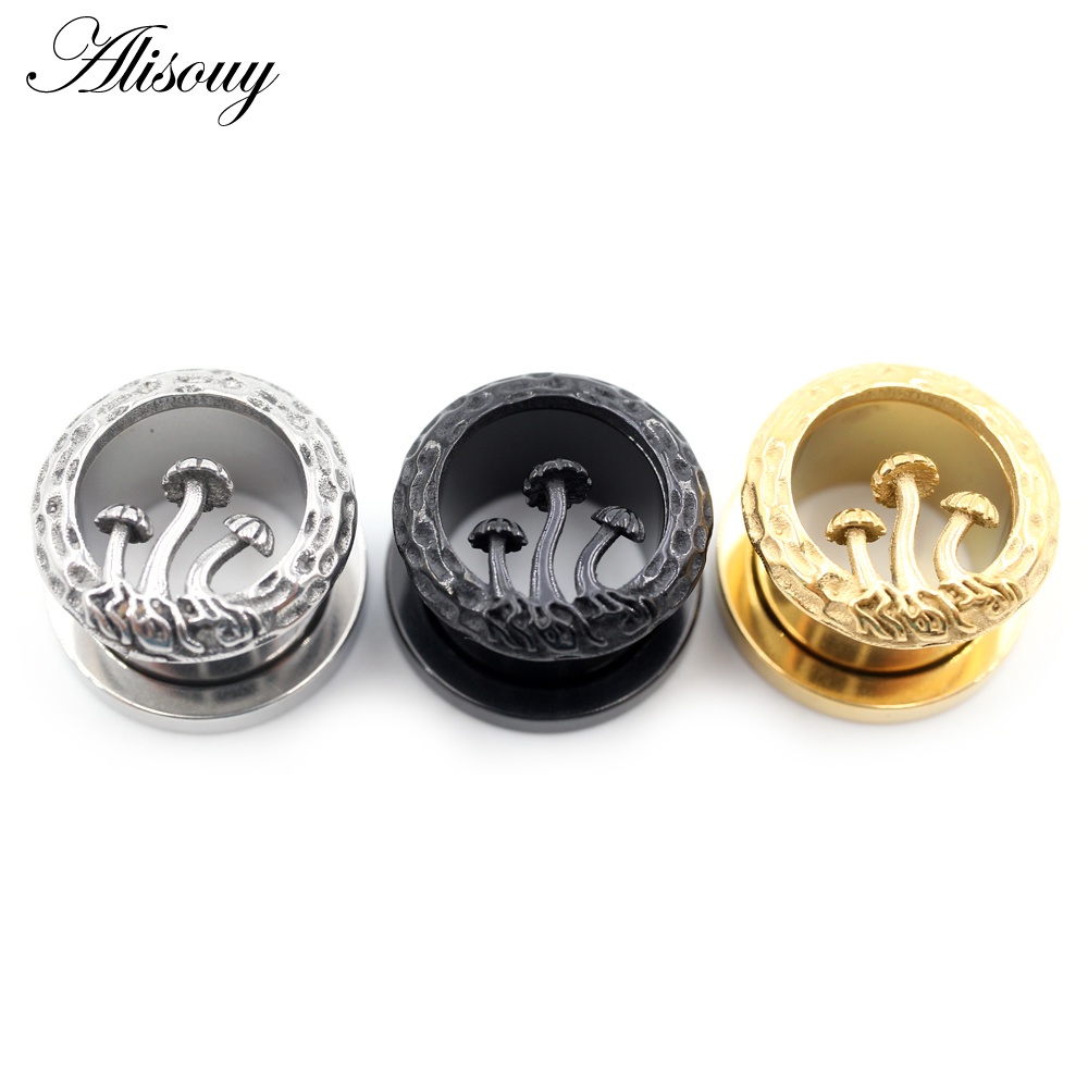 2PCS Sun Moon Ear Gauges Screw Ear Tunnels Plugs Flesh Stretchers Piercing Earrings Hangers Expander 0g 1 8mm 25mm J642 2PCS Sun Moon Ear Gauges Screw Ear Tunnels Plugs Flesh Stretchers Piercing Earrings Hangers Expander 0g 1 8mm 25mm J642