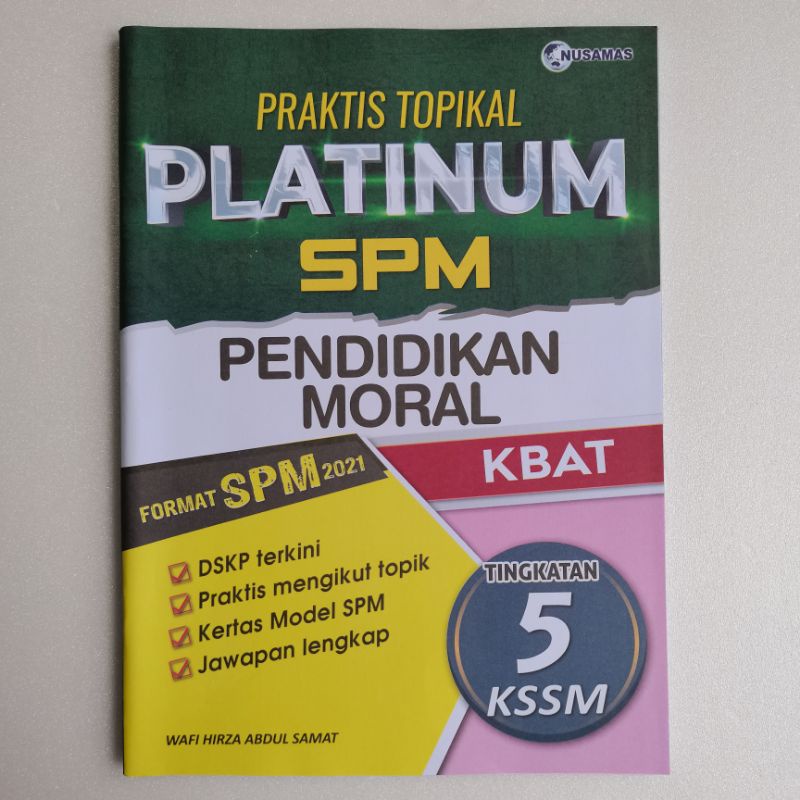 2022 Buku Latihan Praktis Topikal Platinum Spm Pendidikan Moral Tingkatan 5 Kssm Shopee Malaysia 