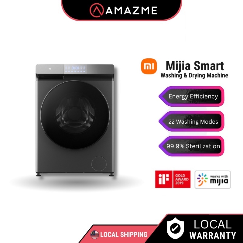 Xiaomi Mijia Smart Automatic Washing & Drying 2-in-1 Washing Machine ...