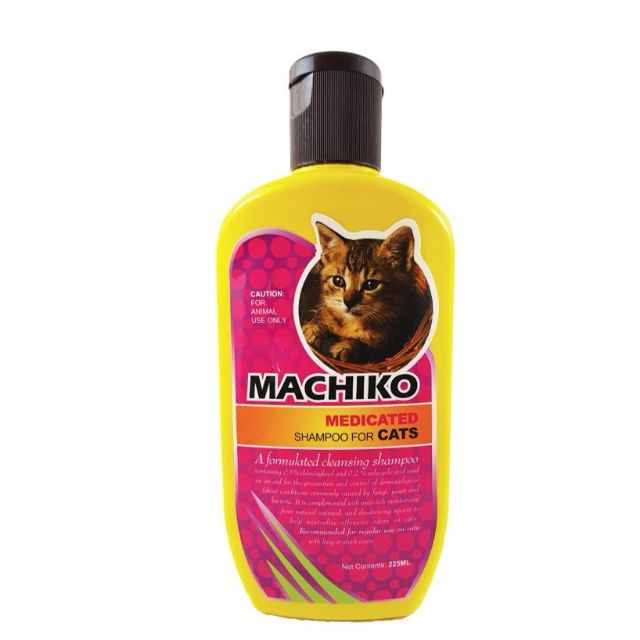 Visual Reference: Machiko Cat Shampoo Medicated For Skin Problem For Flea Lice