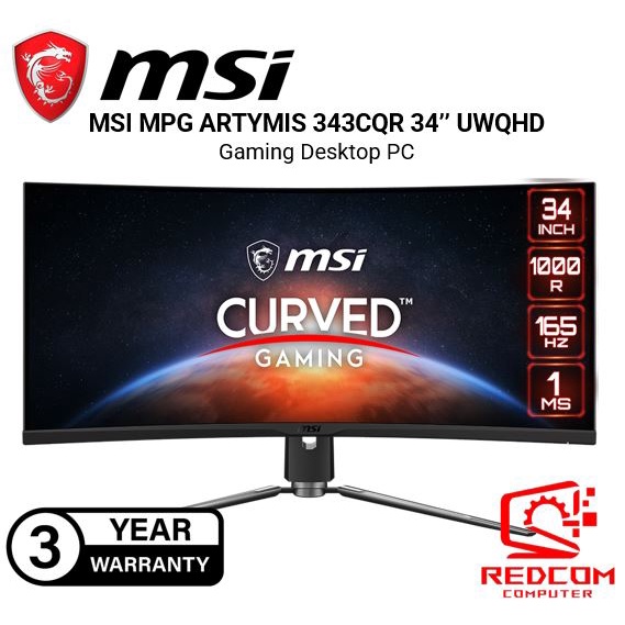 MSI MPG ARTYMIS 343CQR 34