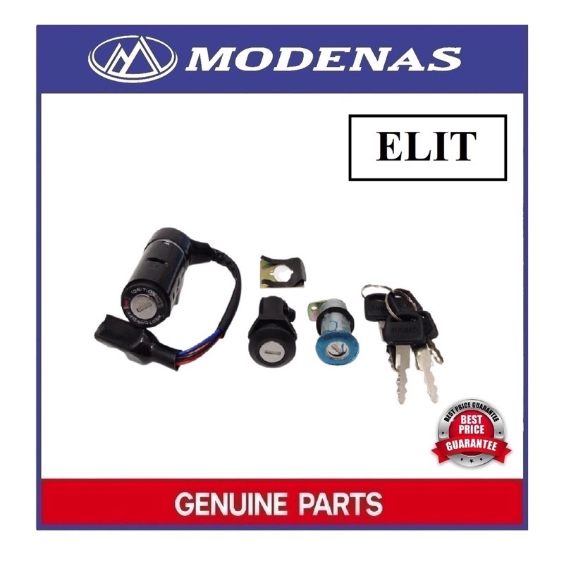MODENAS ELIT125 MAIN SWITCH SET // MAINSWITCH KUNCI SWITCH ON OFF SET ...