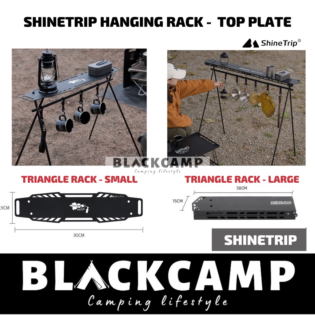 ShineTrip Camping Hanging Rack Triangle Aluminum Alloy Portable Folding ...