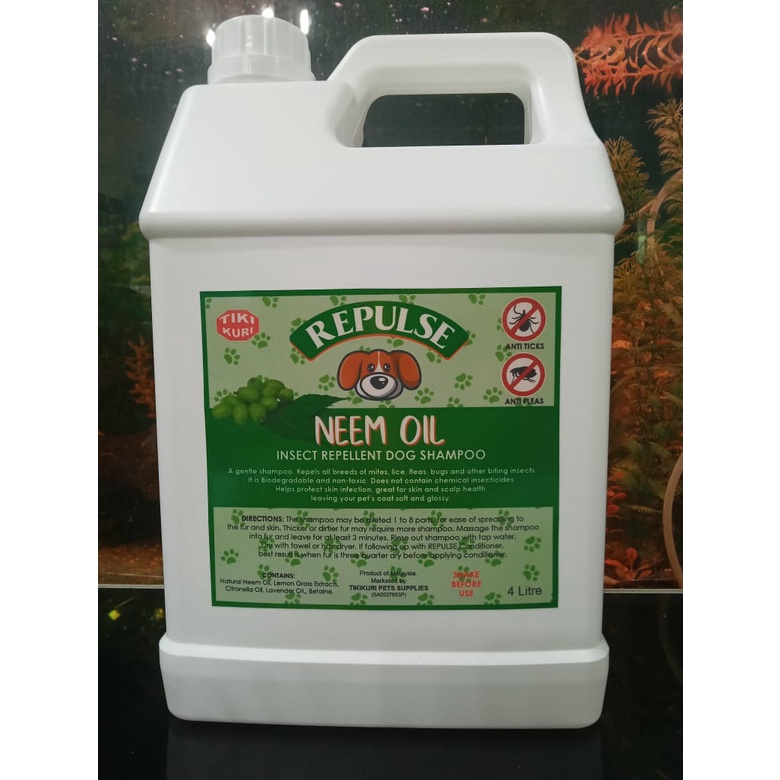 REPULSE NEEM OIL INSECT REPELLENT SHAMPOO 4 Litres | Shopee Malaysia