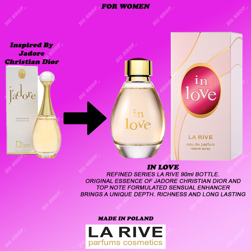 PERFUME LA RIVE IN LOVE EDP 90ml (ORIGINAL) Shopee Malaysia