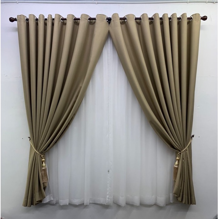 Lajawab Curtain Ready Made Curtain B3 Langsir Siap Jahit 100% Blackout ...