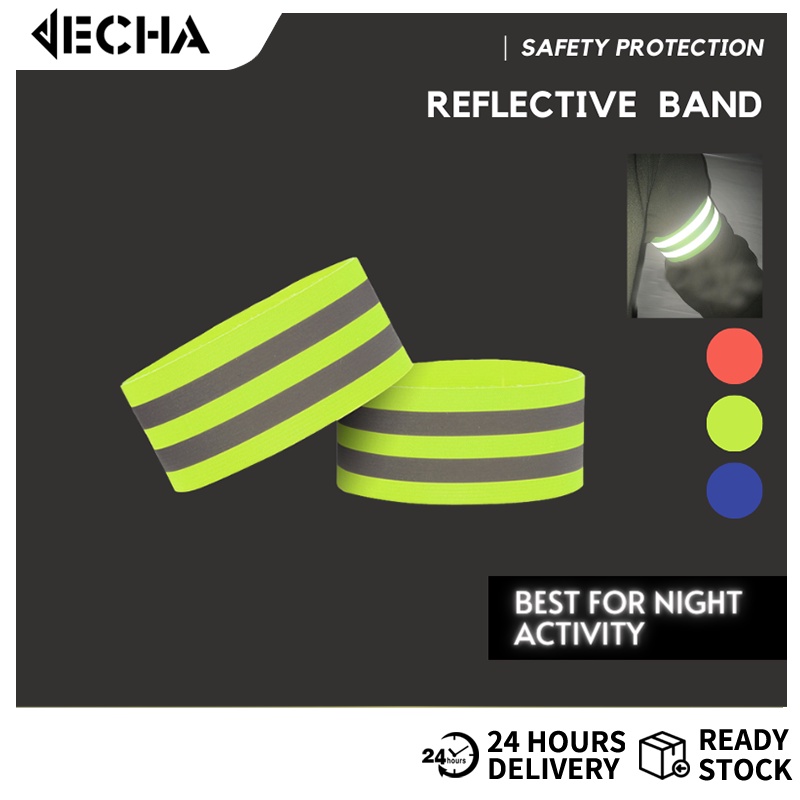 JECHA NIGHT REFLECTIVE ARM BAND NIGHT RUN REFLECTIVE BAND Shopee Malaysia