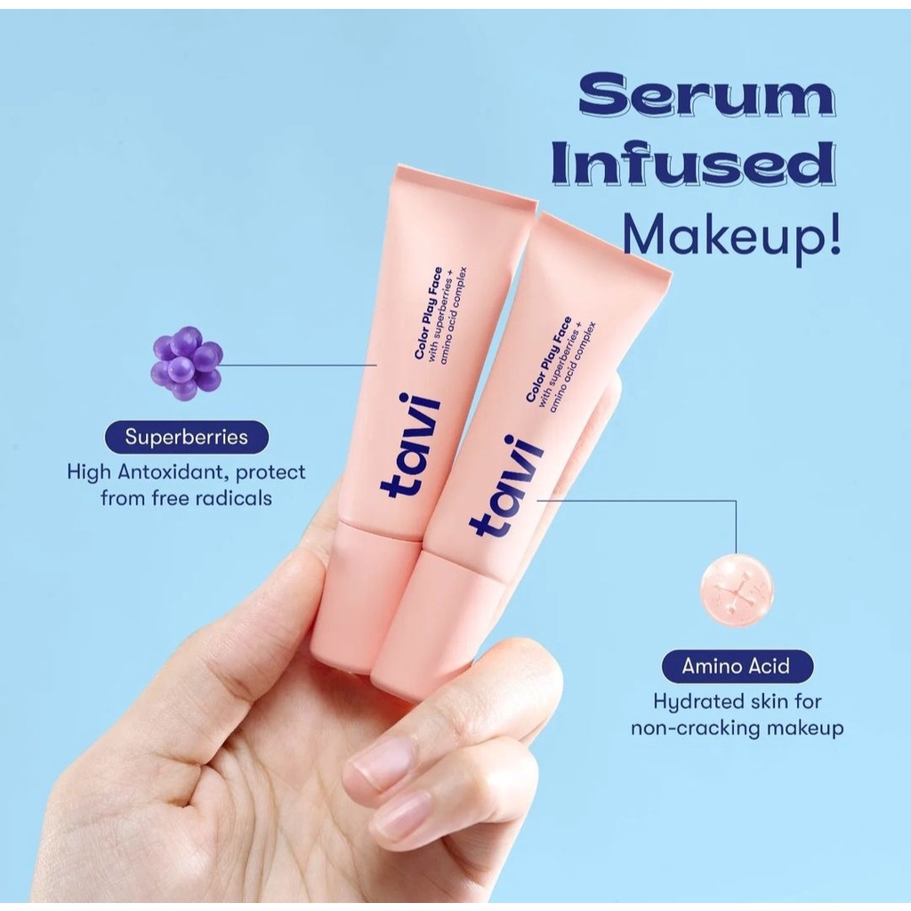 Tavi Play Face Tint with superberries+amino acid complex Shopee Malaysia
