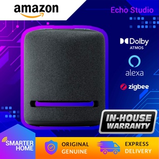 Echo Studio | Our best-sounding smart speaker ever - With Dolby Atmos,  spatial audio processing technology, and Alexa | Charcoal