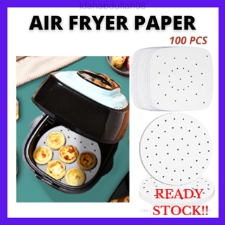 100 Sheets Air Fryer Non-Stick Steamer Paper Liner Oil Absorbing Paper  Round Square Liners Kitchen Under Steam Mat - AliExpress