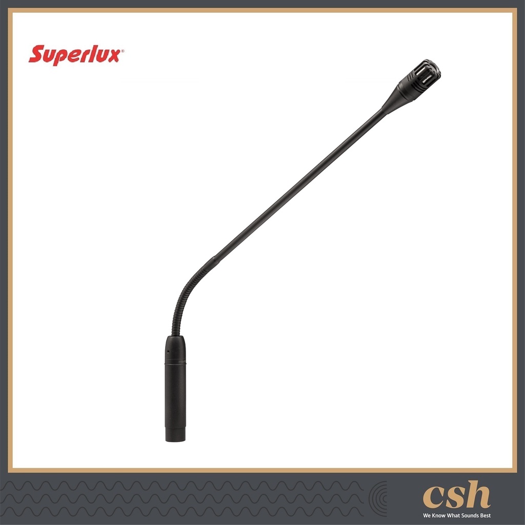 Superlux E321 18" / 24" Back Electret Gooseneck Microphone Shopee