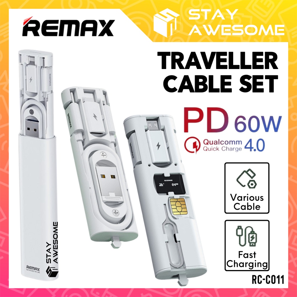 REMAX Cable Fast Charging Cable Type C Data Cable 60W Mini USB Cable ...