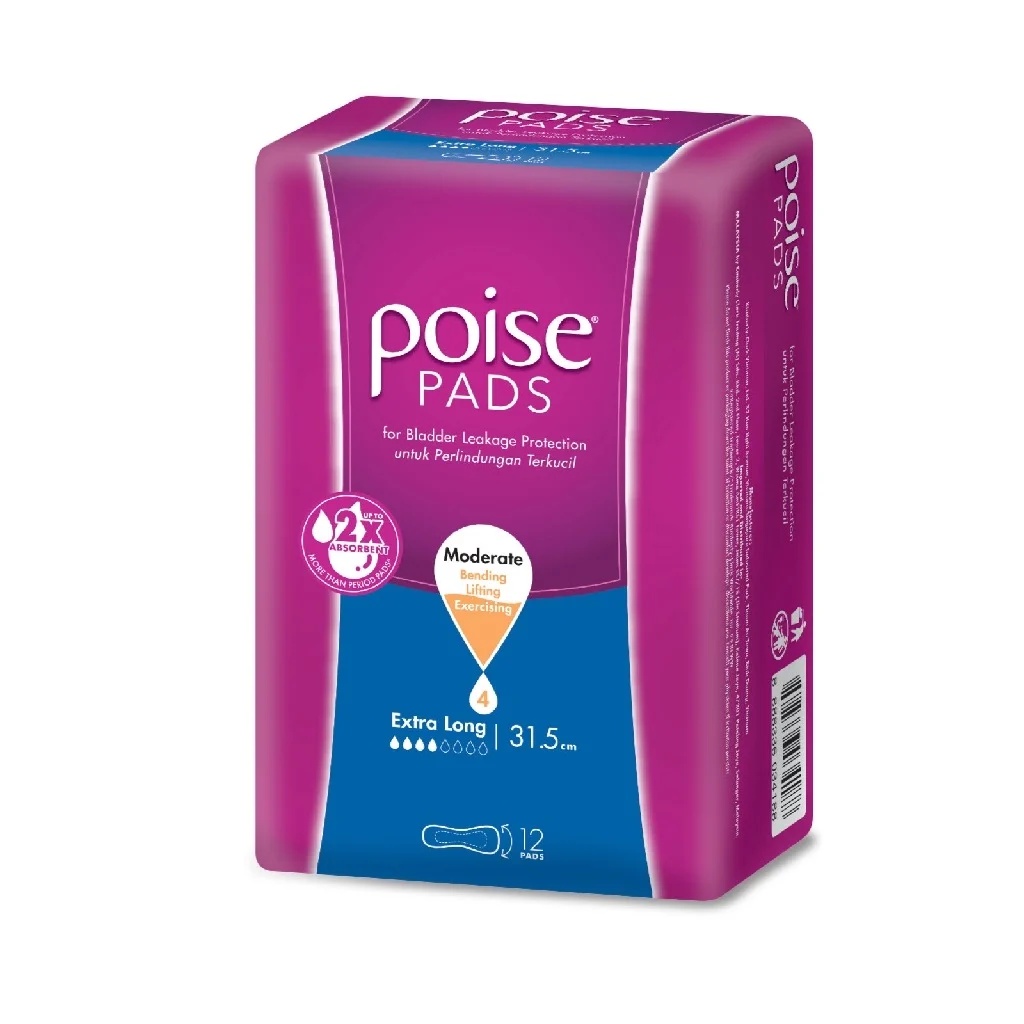 POISE PADS EXTRA LONG 16'S (OLD) / 12'S (NEW) | Shopee Malaysia