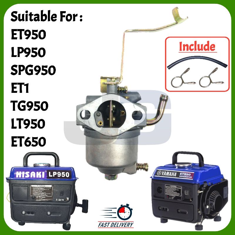 YAMAHA ET950 Carburetor For 2-Stroke Gasoline Engine Generator / 950 ...