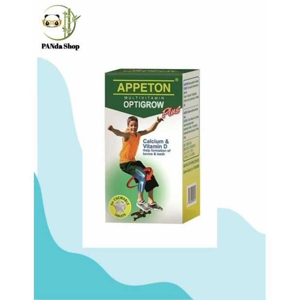 APPETON Multivitamin Optigrow Plus 60s Chewable Tablet | Shopee Malaysia