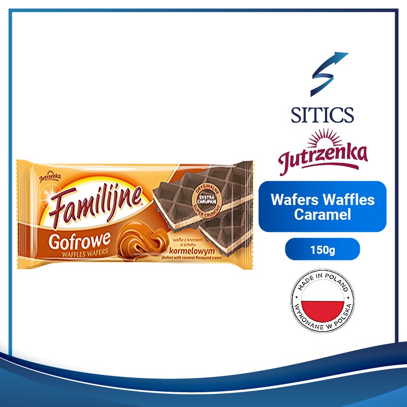 Colian JUTRZENKA Wafers Waffles Caramel Waffle Biscuit Caramel Waffle