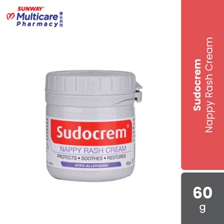 SUDOCREM NAPPY RASH CREAM 60G  Caring Pharmacy Official Online Store