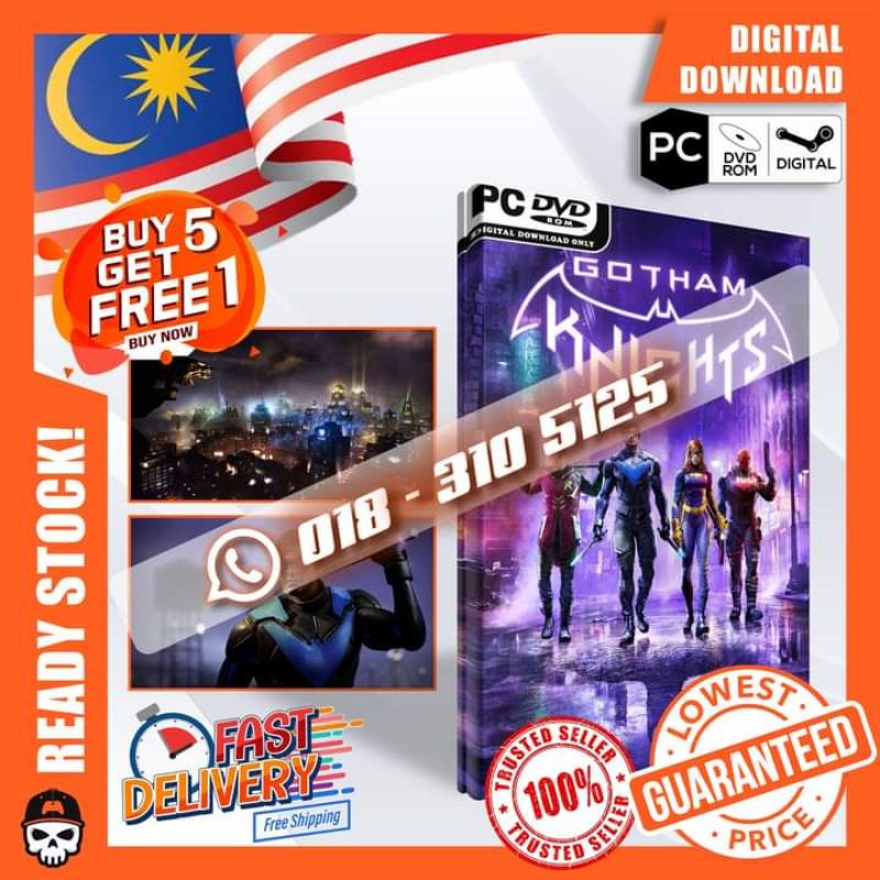 Batman Gotham Knight PC Games | Pre-Installed Games | Shopee Malaysia