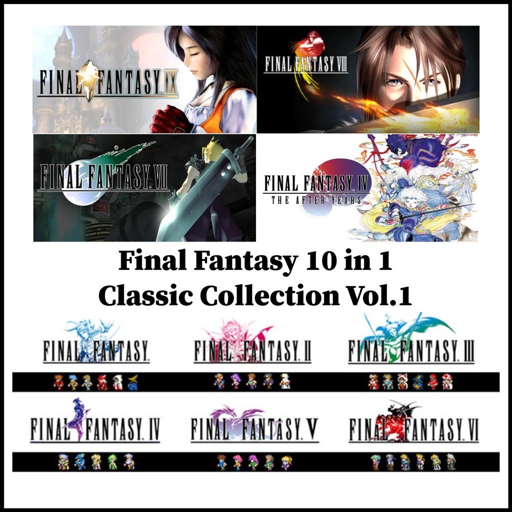 (PC) Final Fantasy 10 in 1 Classic Collection Vol.1 [Digital Download ...