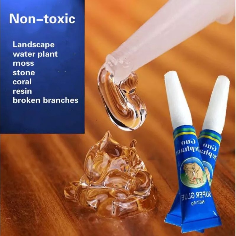 Guo Elephant Super Glue for Corals and Frags 5g (clear gel type