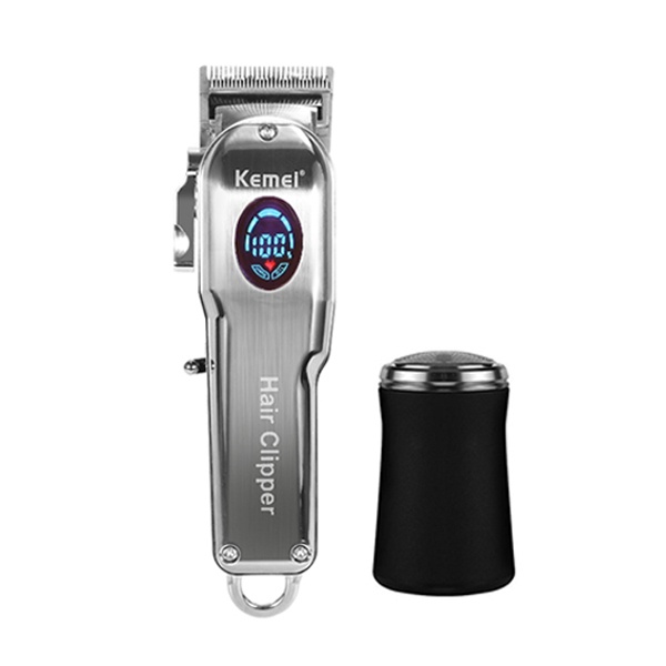 Kemei KM-5027 LCD Display Beard Hair Trimmer Cutter Electric Haircut ...