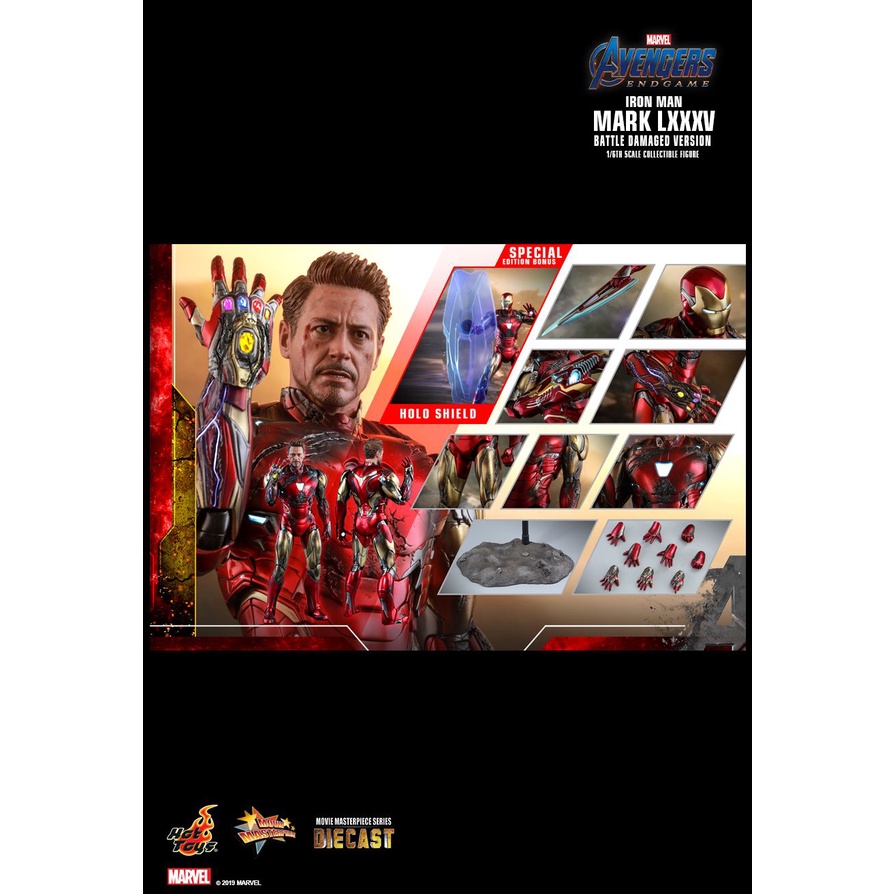Medicom Toy MAFEX Iron Man Mark LXXXV – Avengers Endgame – Version Endommagée – Neuve