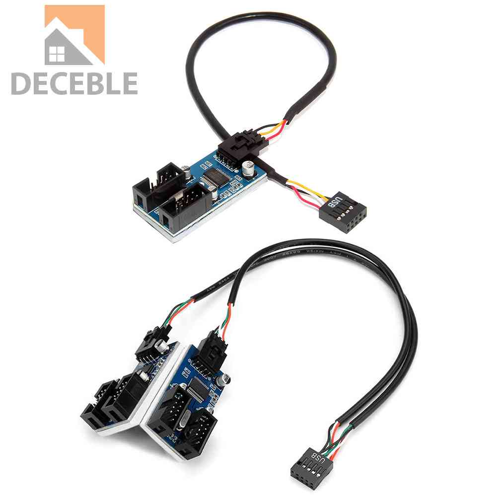 30cm Motherboard USB 9 Pin Header Extension Splitter Cable HUB