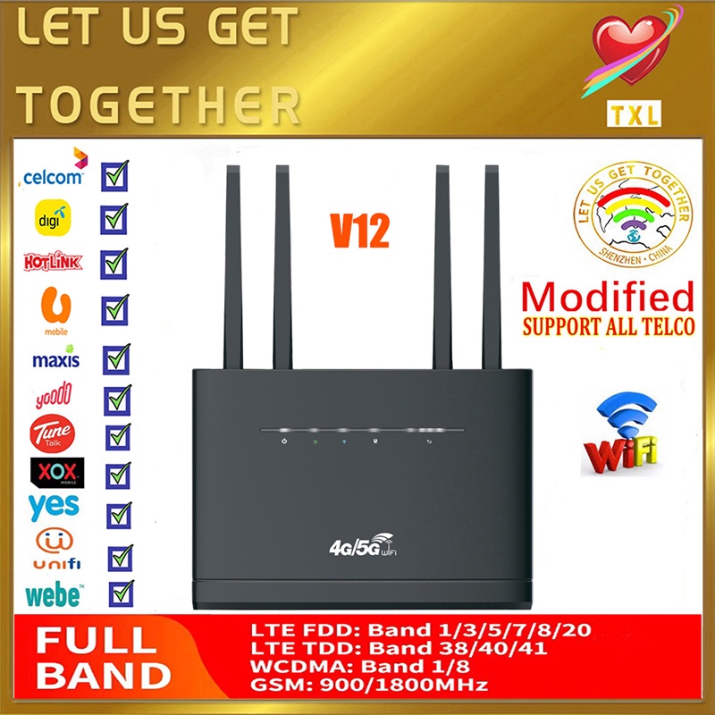 Modified V12 Rs860 Rs850 Rs980 Cp108 300mbps Cat4 Wireless Router Mobile Wifi Hotspot With 4395