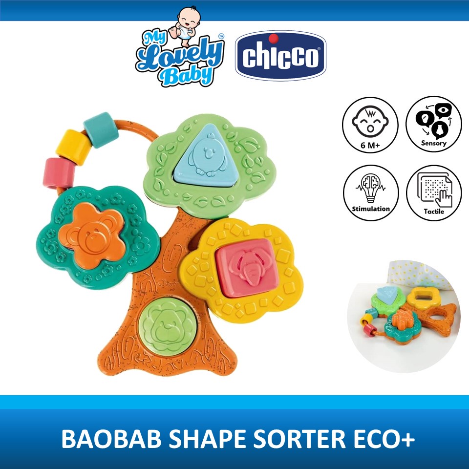 Chicco Baobab Shape Sorter ECO+ Shopee Malaysia