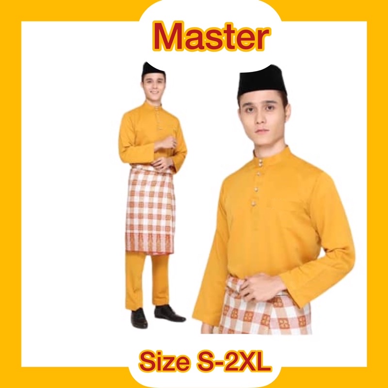 baju malayu warna gold master 🇲🇾jenis sakorah 🇲🇾🇲🇾Ready stock hari raya ...