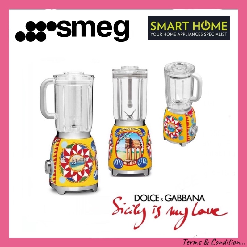 Blender 1.5l 800w multicolore Smeg BLF01DGEU dolce & gabbana