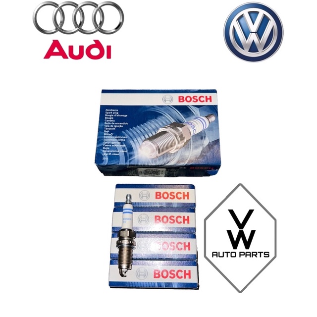 ( 100 BOSCH ORIGINAL ) IRIDIUM SPARK PLUG AUDI A1 A3 , VOLKSWAGEN BEETLE CC GOLF JETTA PASSAT