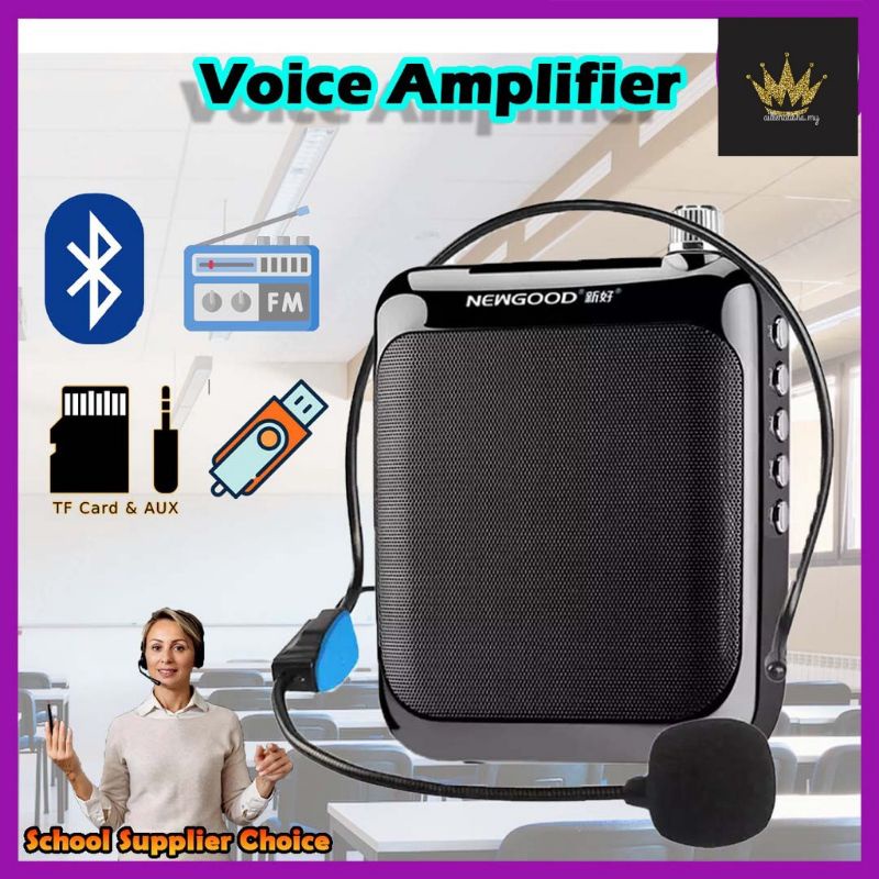 Tour Guide And Teachers Wired Voice Amplifier Portable Bluetooth Loud