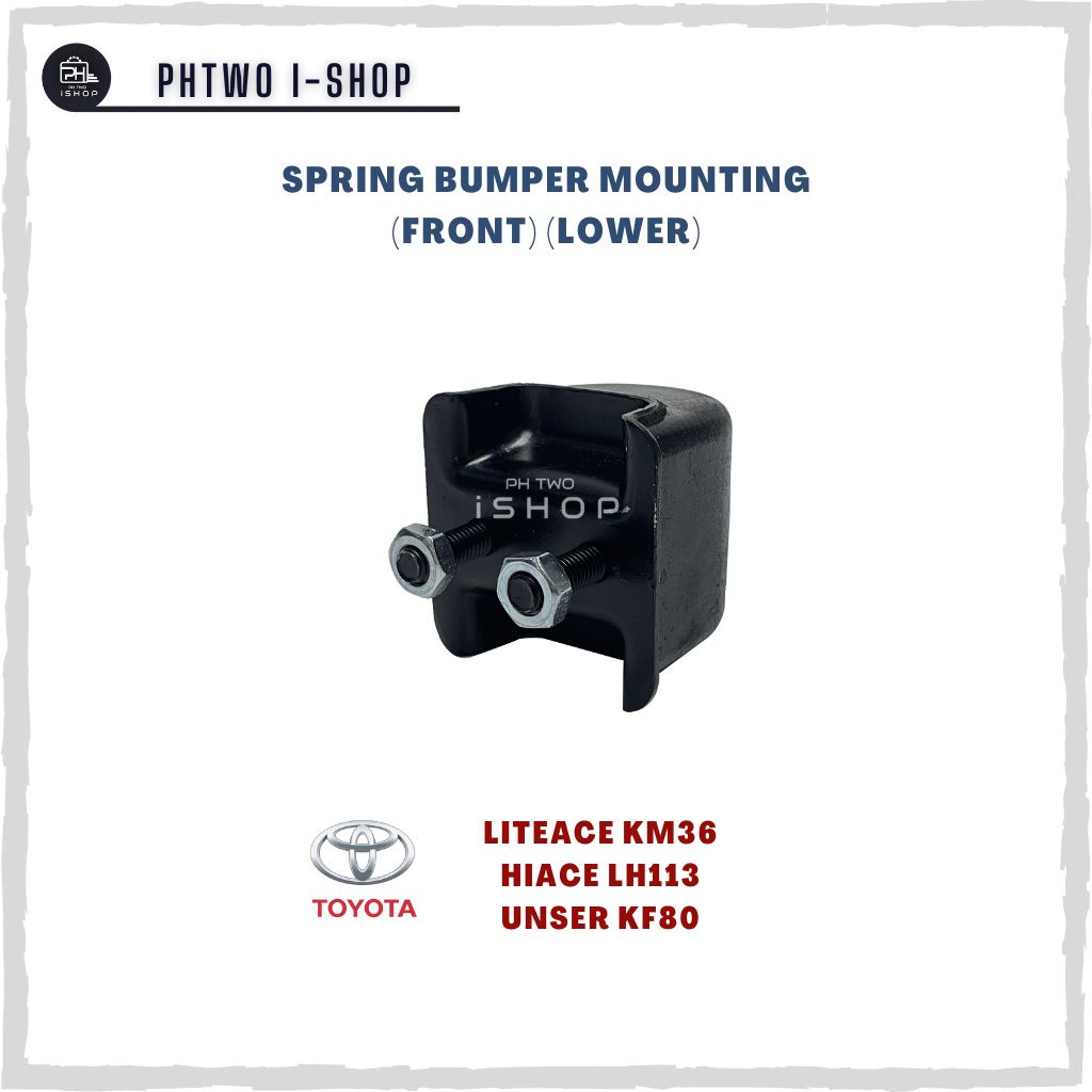 SPRING BUMPER MOUNTING (FRONT) (LOWER) - TOYOTA LITEACE KM36 HIACE ...