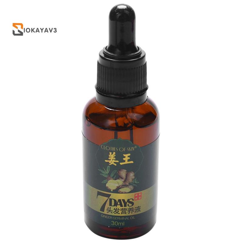 CLOTHES OF SKIN Hair Growth Essential Oils Ginger Germinal Oil Fast