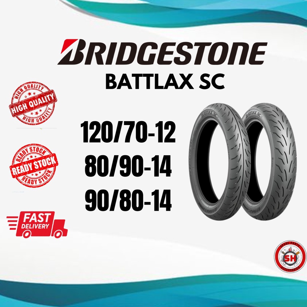 Pneumatici Bridgestone Bridgestone SC1 120/80-14 58 S A U20ac 58