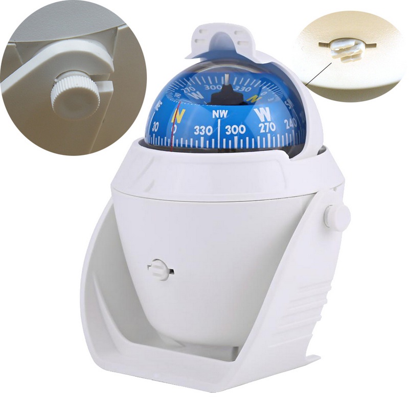 Waterproof IP 67 Sea Pivoting Marine Compass with Electronic LED Light