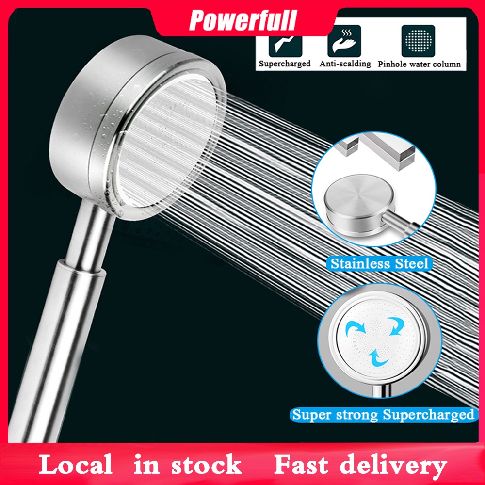 SUS 304 Stainless Steel Shower Head High Pressure Hand Shower Head ...