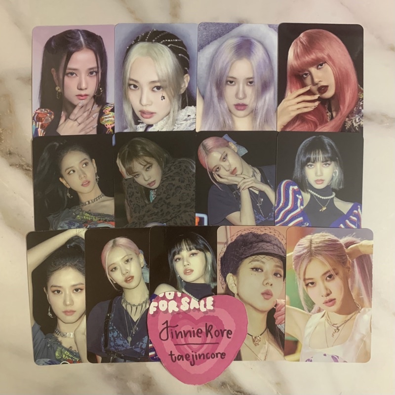 Blackpink THE ALBUM PHOTOBOOK LIMITED EDITION OFFICIAL RANDOM PHOTOCARD BOOKMARK JISOO