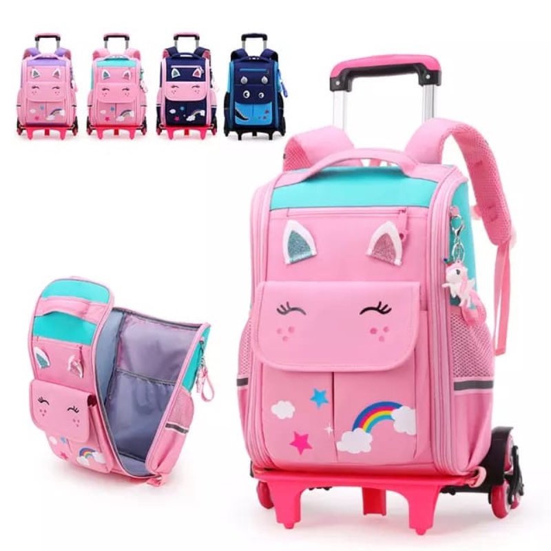 Kids trolly outlet school bag