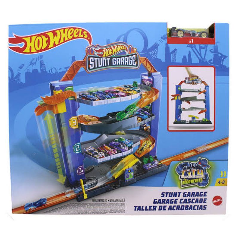 Hot Wheels Stunt Garage Playset hotwheels city Shopee Malaysia