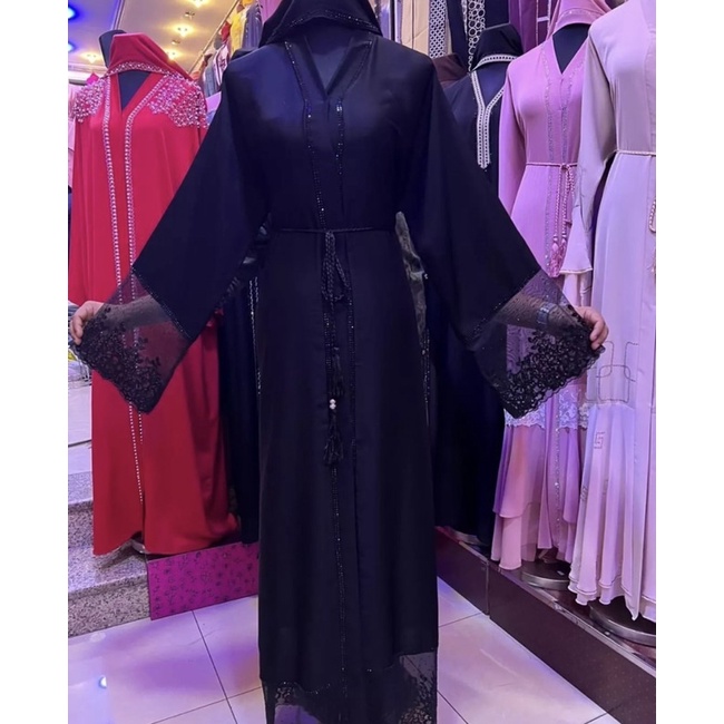 Abaya Haramain Lace. | Shopee Malaysia