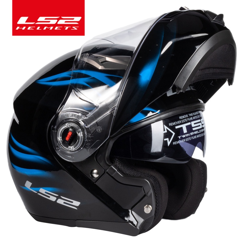 Capacete LS2 flip up motorcycle helmet ls2 ff370 dual visor helmets