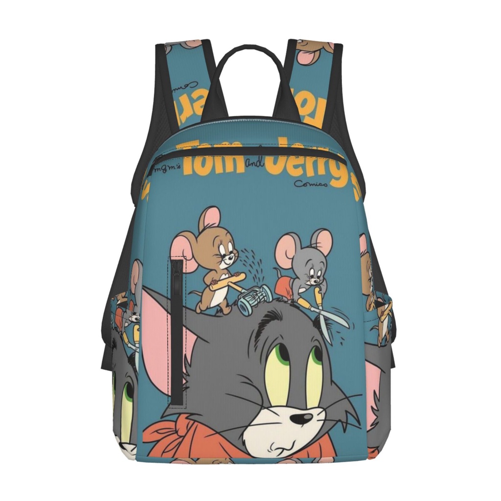 Tom & Jerry 14.7 Inches Backpacks Book Bag for Students Commuting