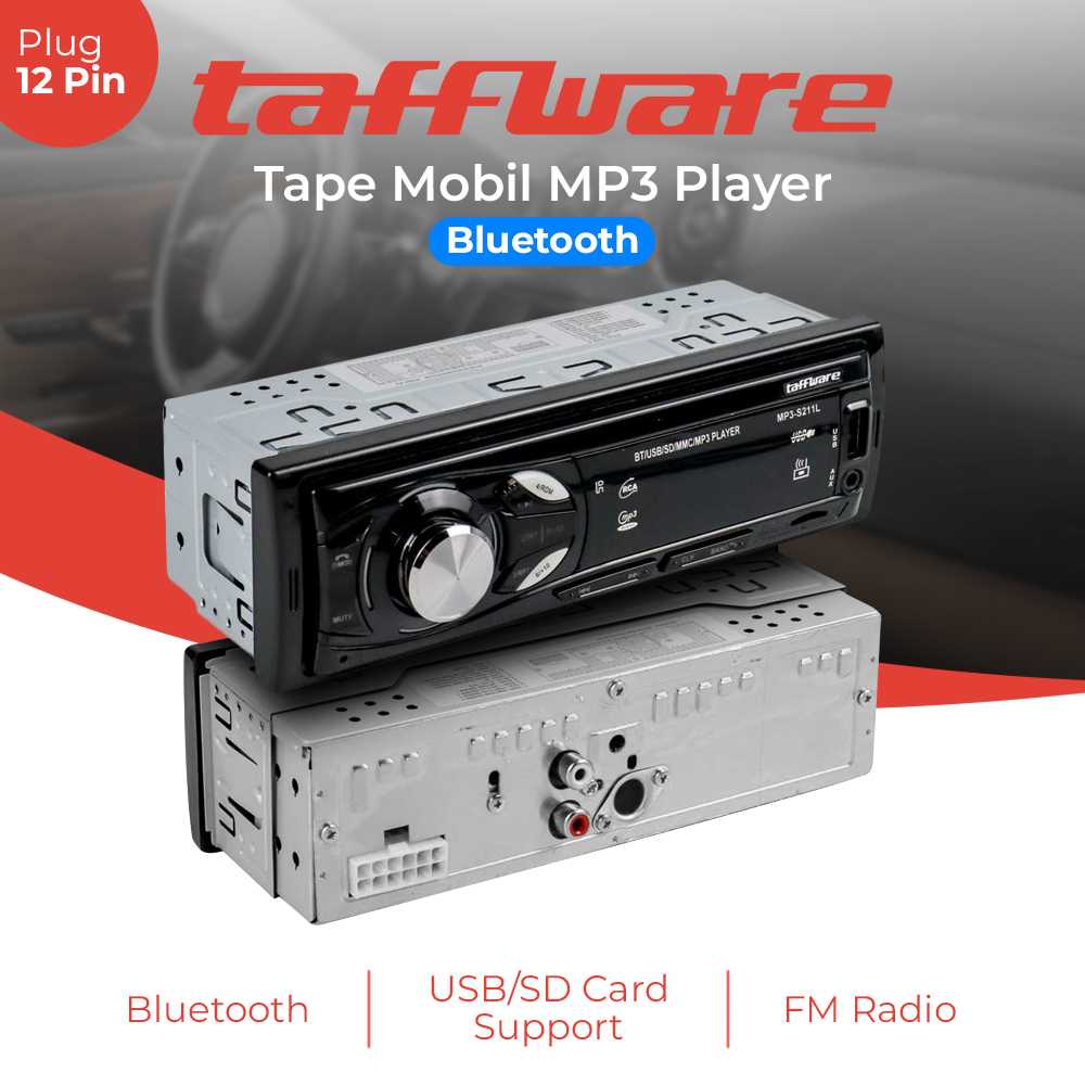 New!! Car Tape MP3 Player Bluetooth Wireless MP3S211L Shopee Malaysia