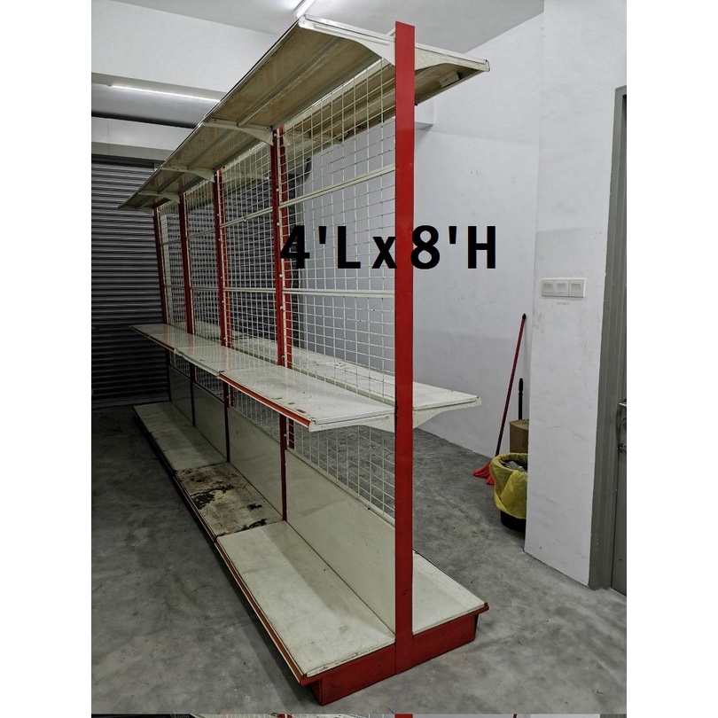 Second Hand 2nd Hand Island Gondola Rack Wall Back panel/ Netting For