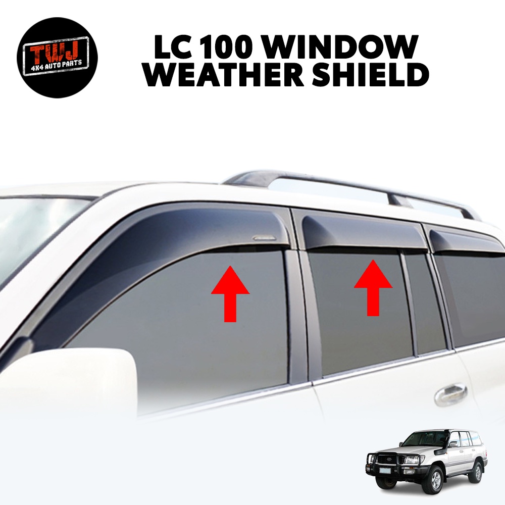 Toyota Land Cruiser LC100 4500 4700 rain shield window weather shield