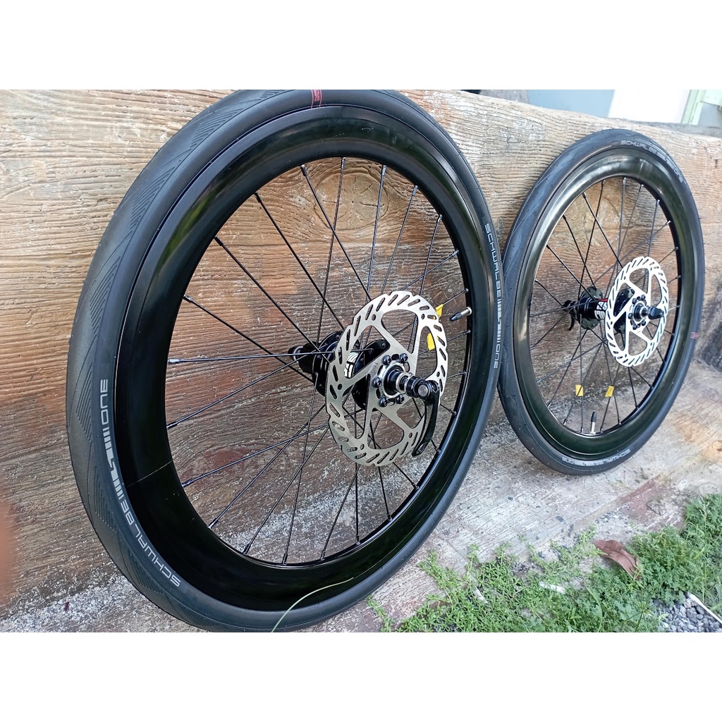 Rim 451 wheelset 40mm profile for minivelo foldingbike jengkrek ...