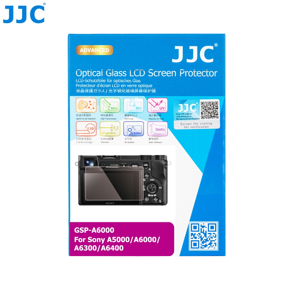 JJC Sony Camera Screen Protector Tempered Glass for ZV1 II ZV1F ZV